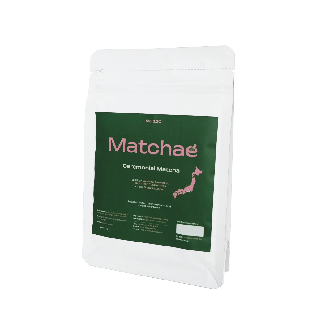 No.120 Matchae Japanese Shizuoka Pure Ceremonial Matcha Powder 100gr