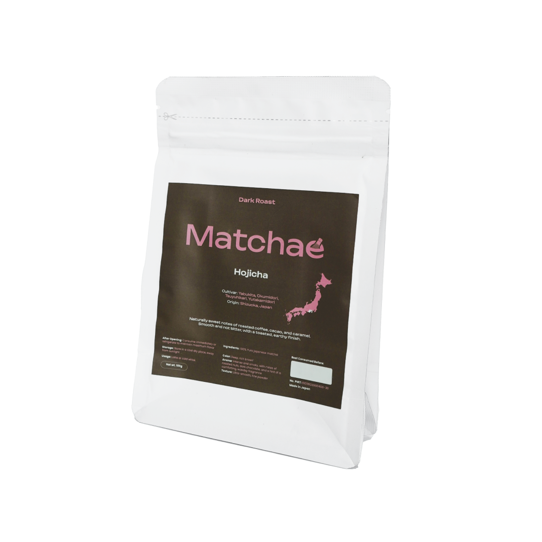 Hojicha Dark Roast Matchae Japanese Shizuoka Pure Powder 100gr