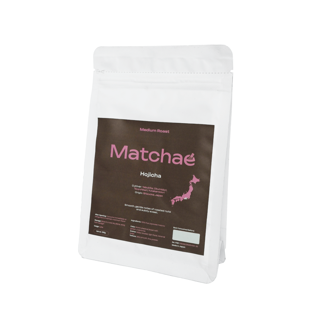 Hojicha Medium Roast Matchae Japanese Shizuoka Pure Powder 100gr