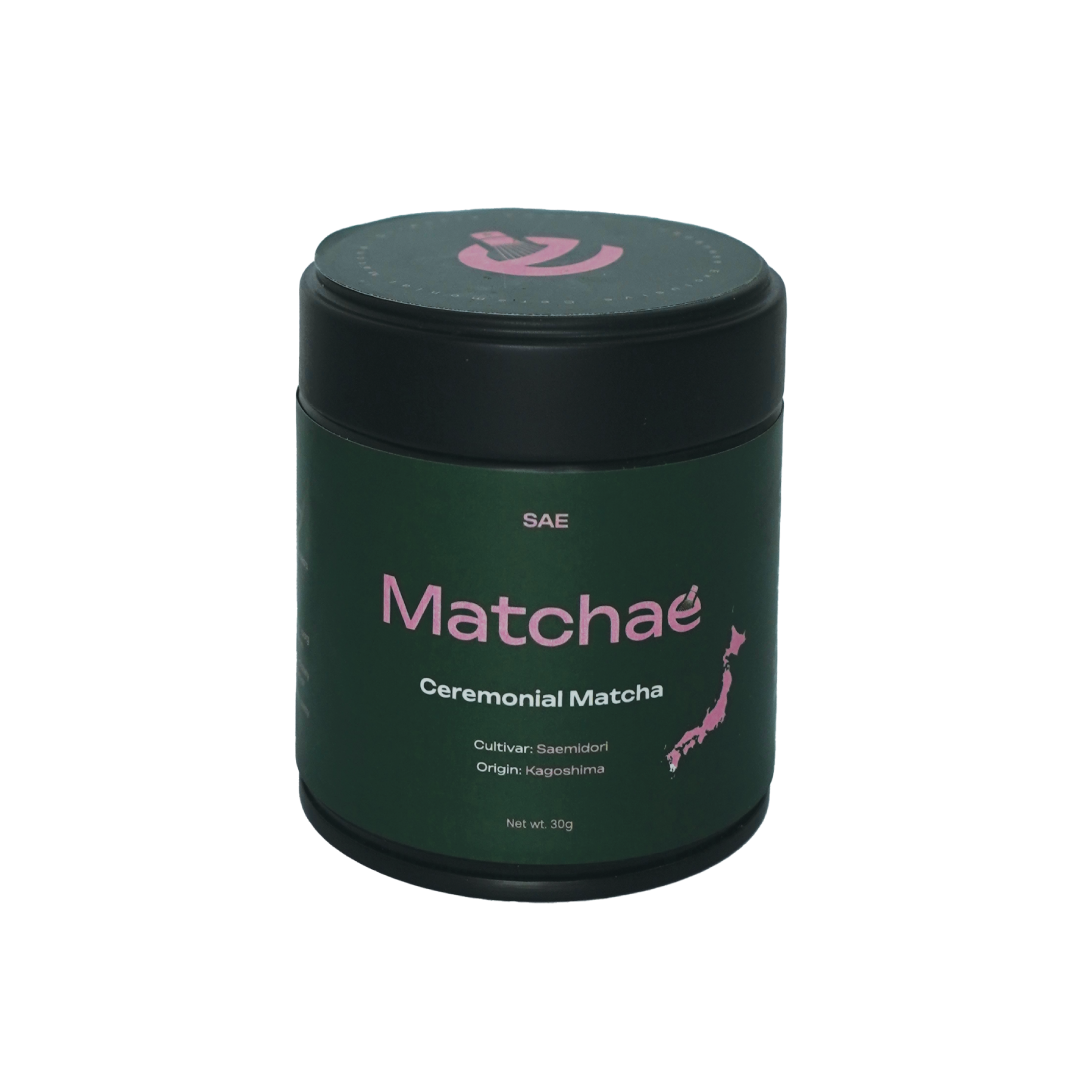 SAE Matchae Japanese Kagoshima Pure Ceremonial Matcha Powder Single Cultivar Saemidori 30gr